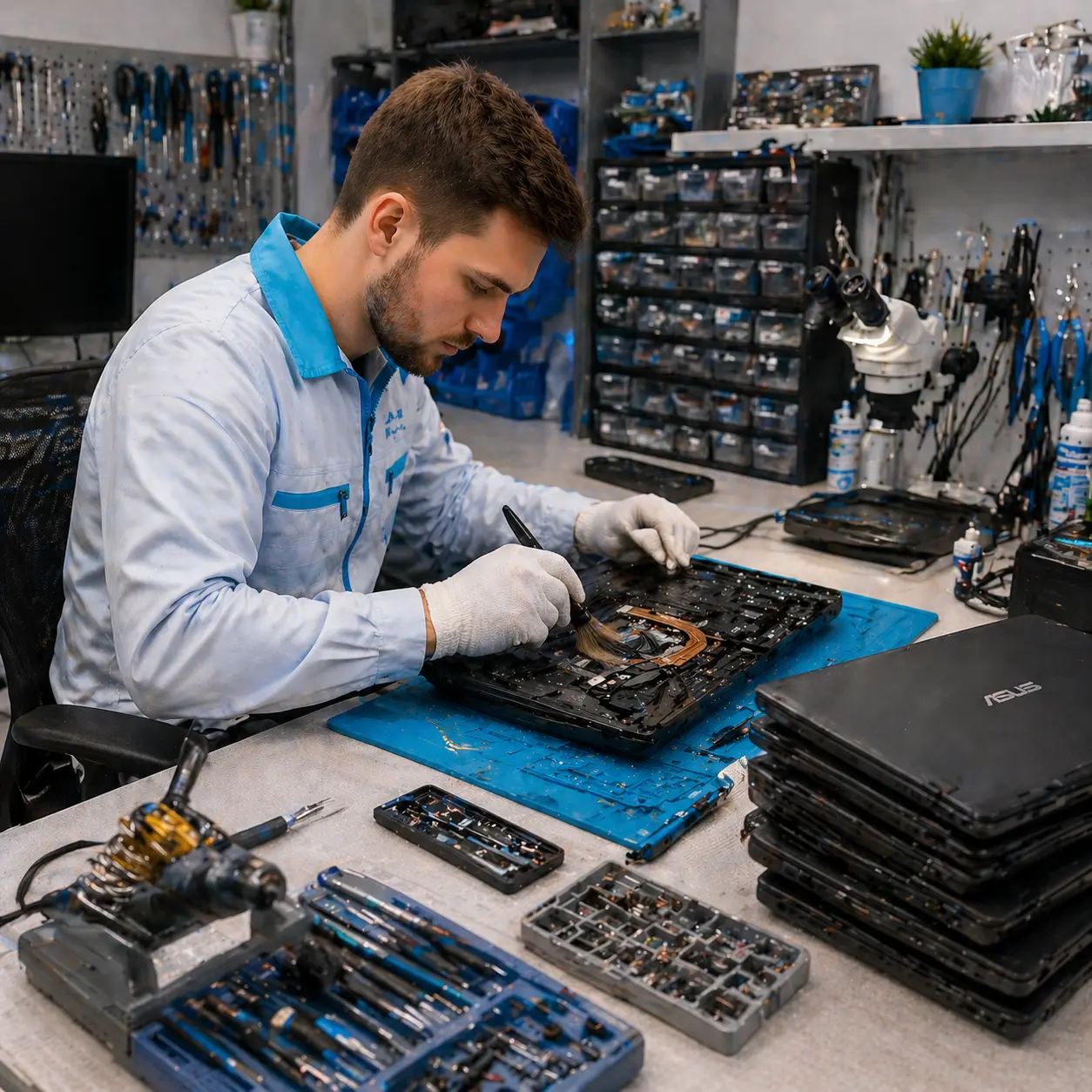 чистка ноутбука Asus в Истре