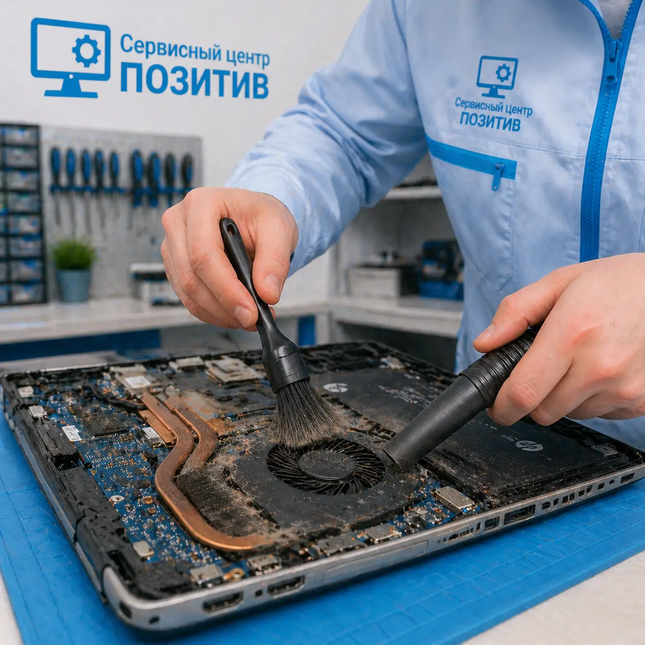 чистка ноутбука HP в Истре