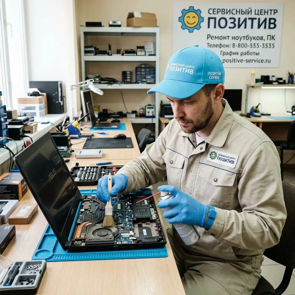 Чистка ноутбука от пыли в Истре | Замена термопасты