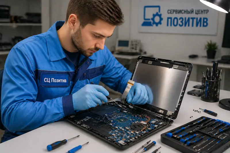 Ремонт шлейфа матрицы ноутбука в Истре