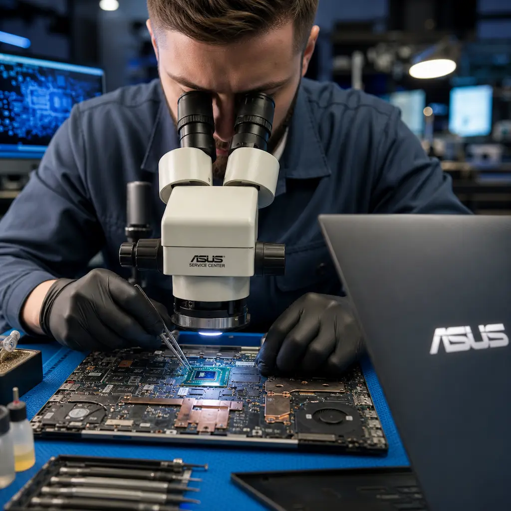 Замена видеокарты ноутбука Asus в Истре