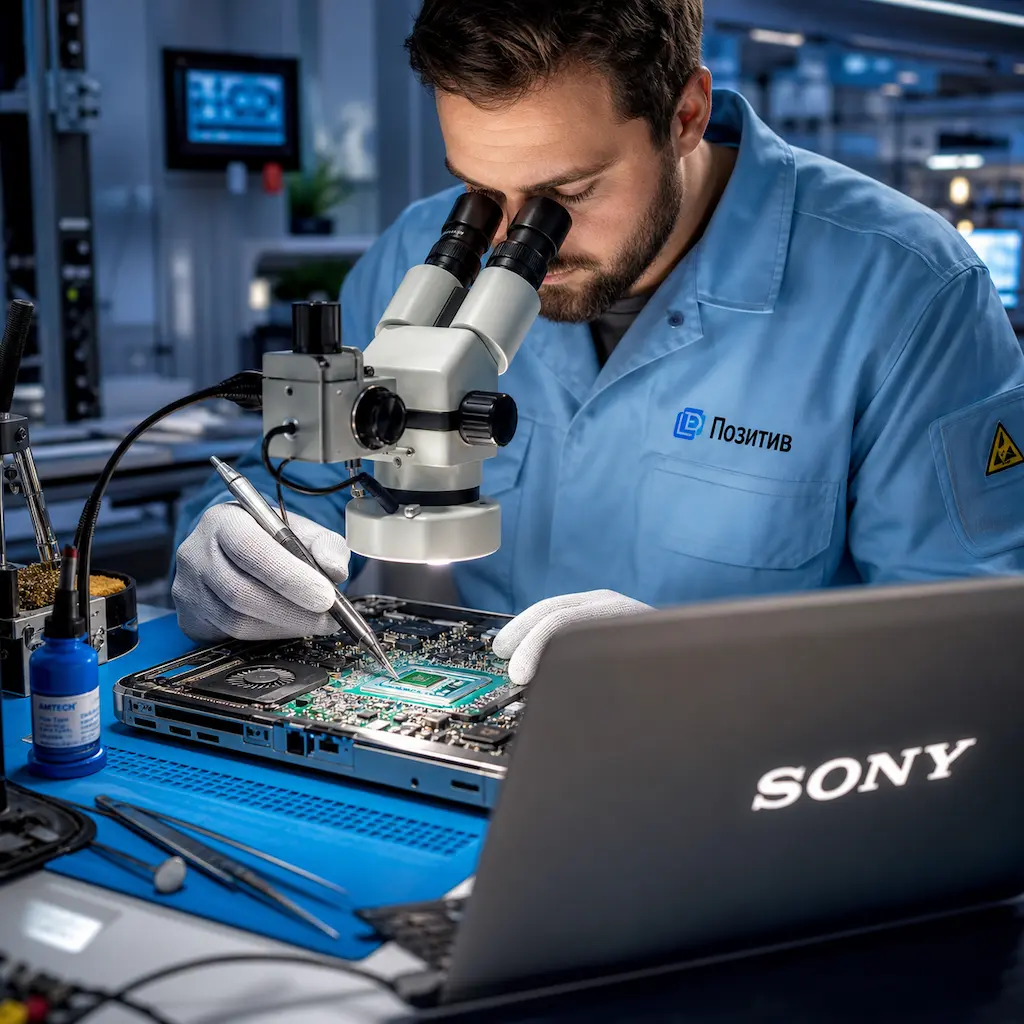 Замена видеокарты ноутбука Sony в Истре