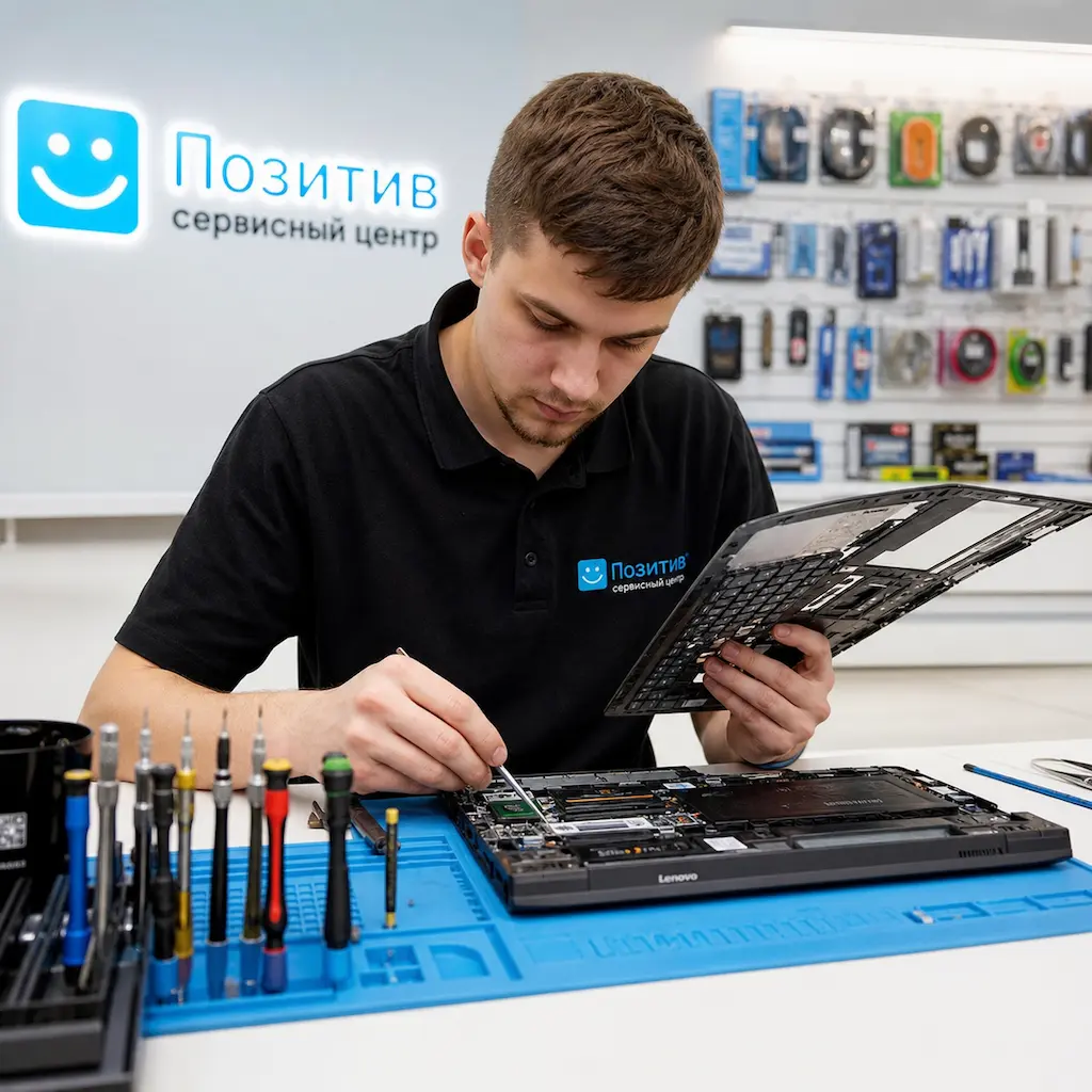 заменить клавиатуру на ноутбуке Lenovo в Истре