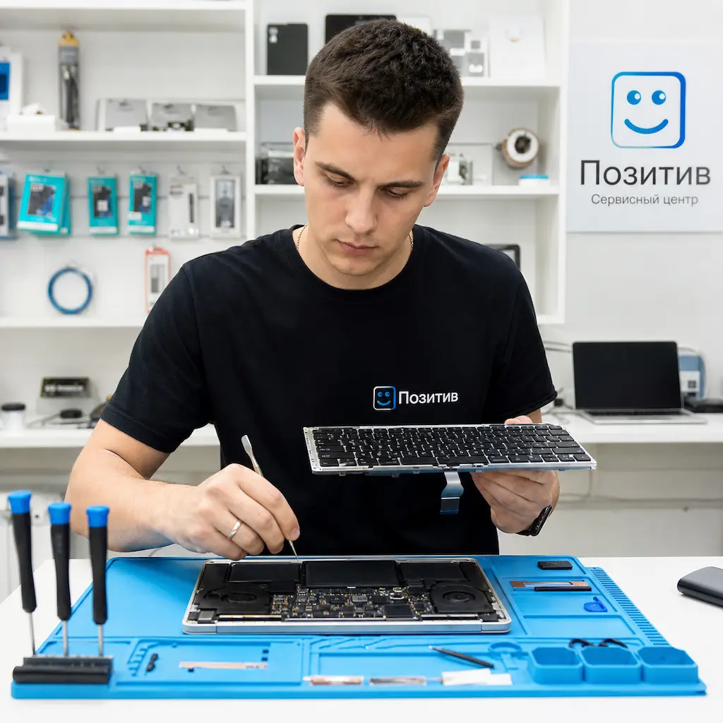 заменить клавиатуру на Apple Macbook в Истре