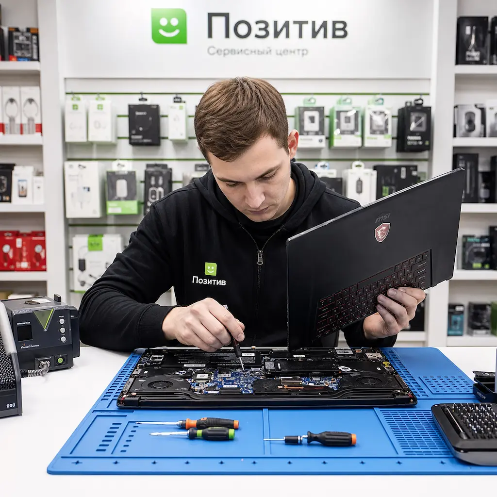 заменить клавиатуру на ноутбуке MSI в Истре