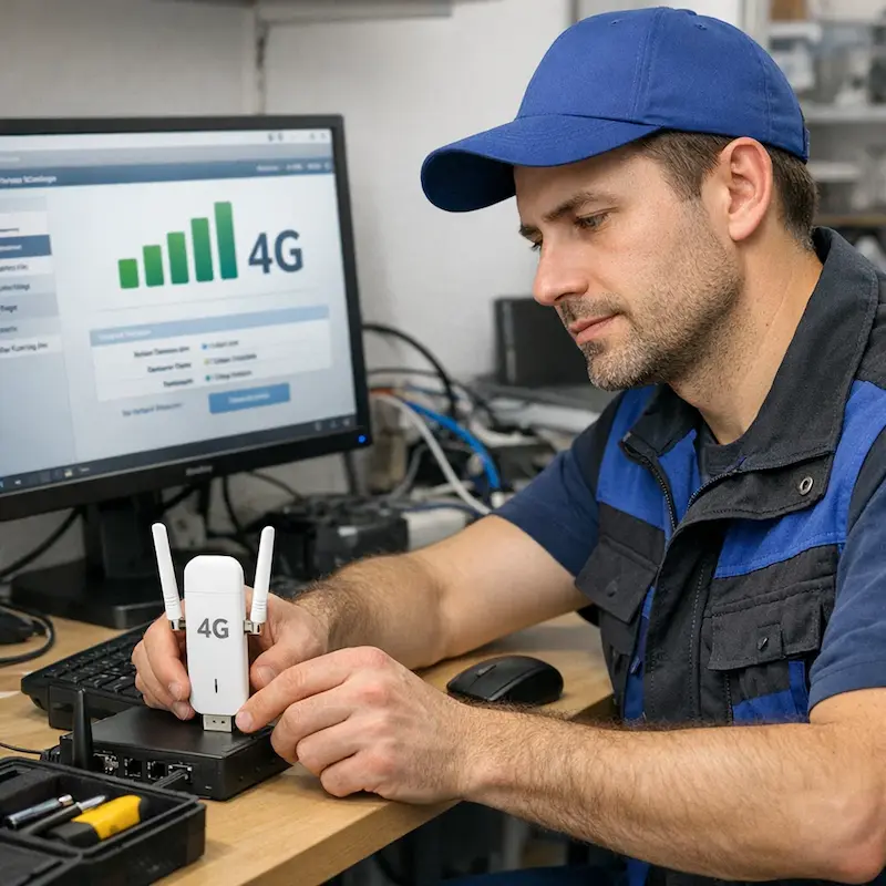 Настройка LTE модема в Истре