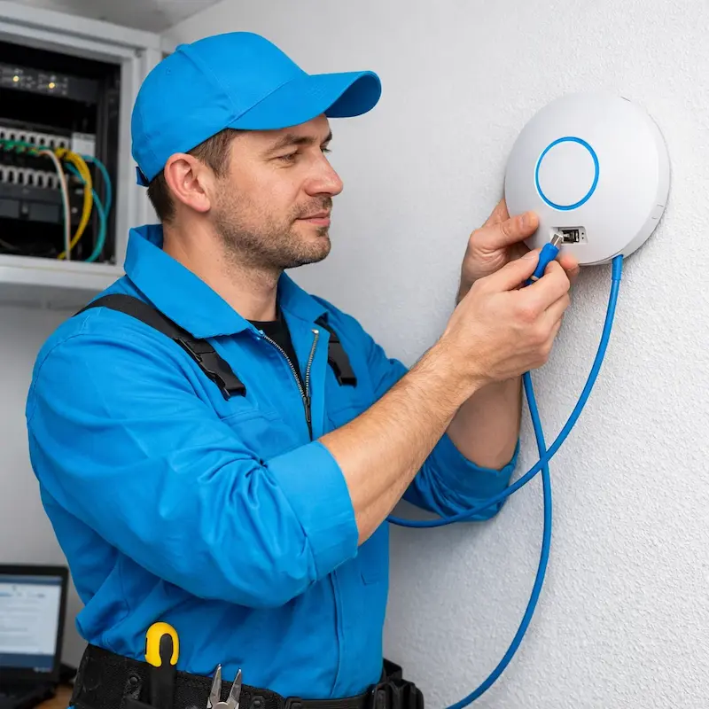 Подключение точки доступа в Истре