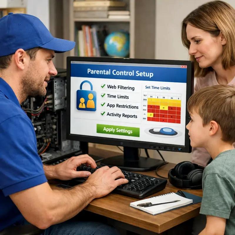 установка родительского контроля в Истре