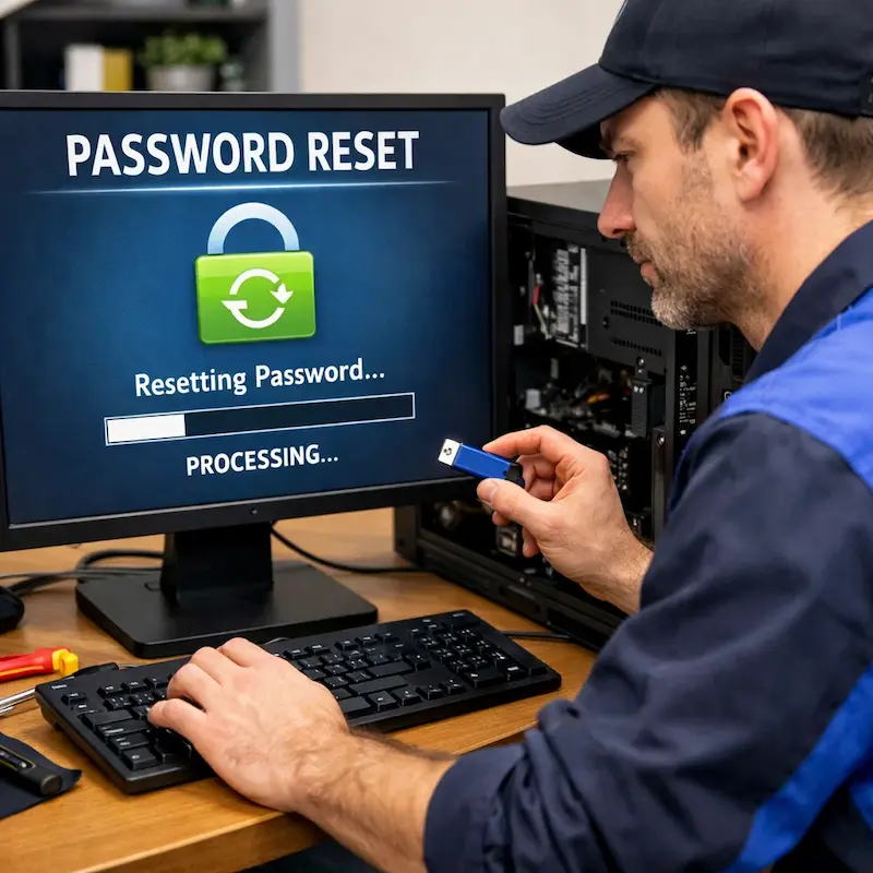 Удаление пароля на компьютере в Истре