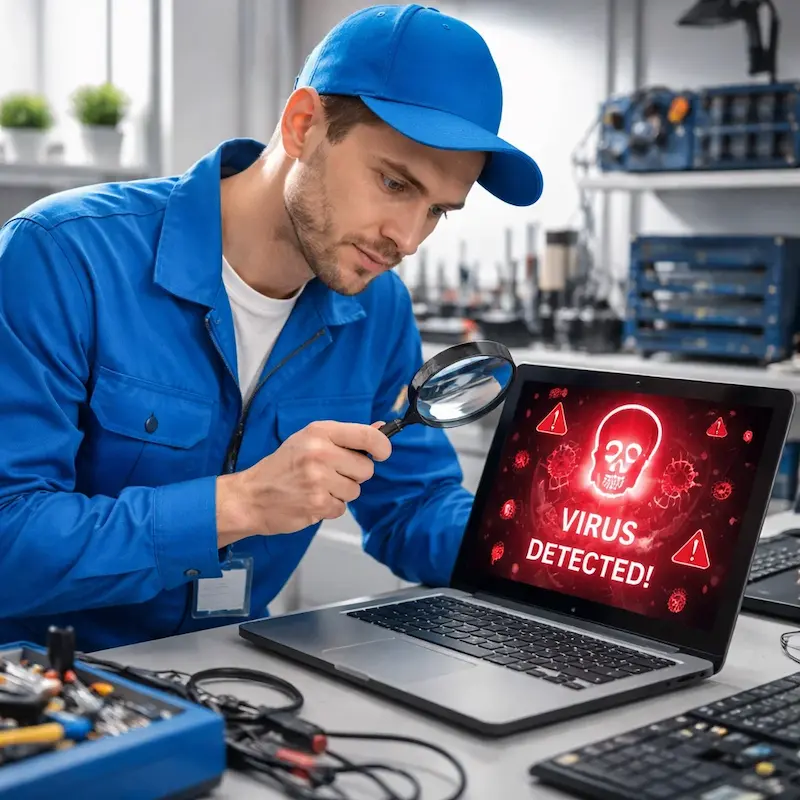 Поиск компьютерных вирусов в Истре